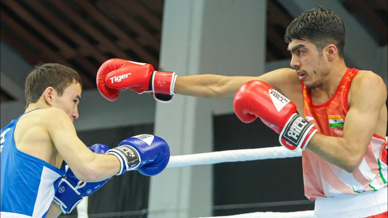 Khujanazar Nortojiev (UZB) vs. Lalit Kumar (IND) Strandja Tournament 2024 QF's (54kg) background