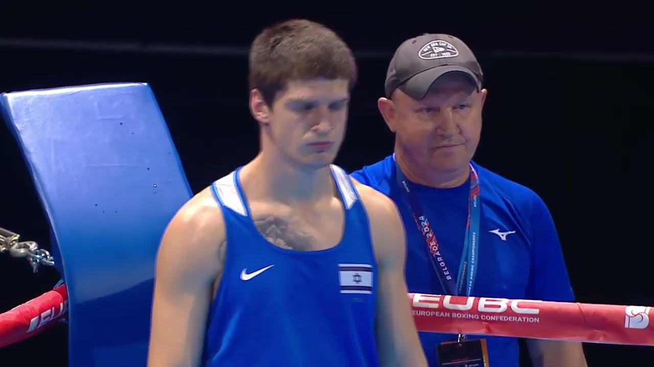Miroslav Kapuler (ISR) vs. Aleksandr Trofimcuk (LTU) European Boxing Championships 2024 (71kg)