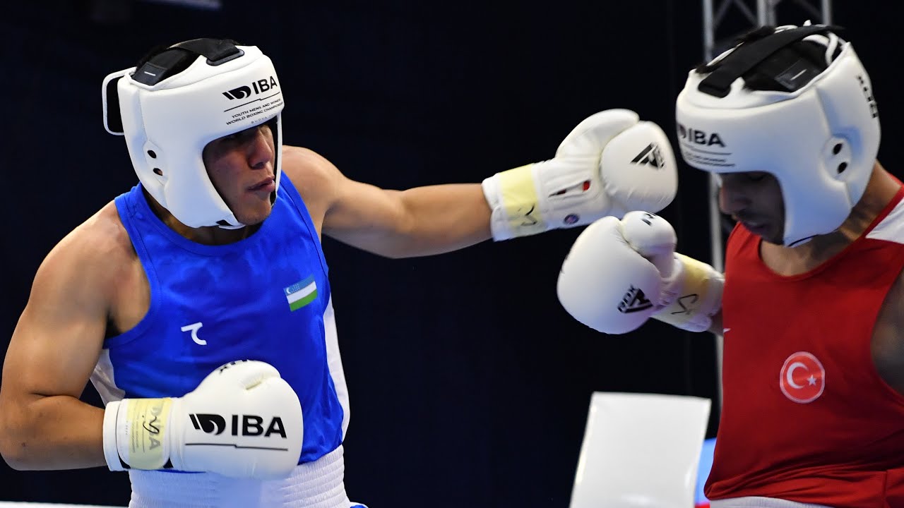 Javohir Mehriddinov (UZB) vs. Mert Aybuğa (TUR) IBA Youth World Championships 2024 (80kg) backdrop