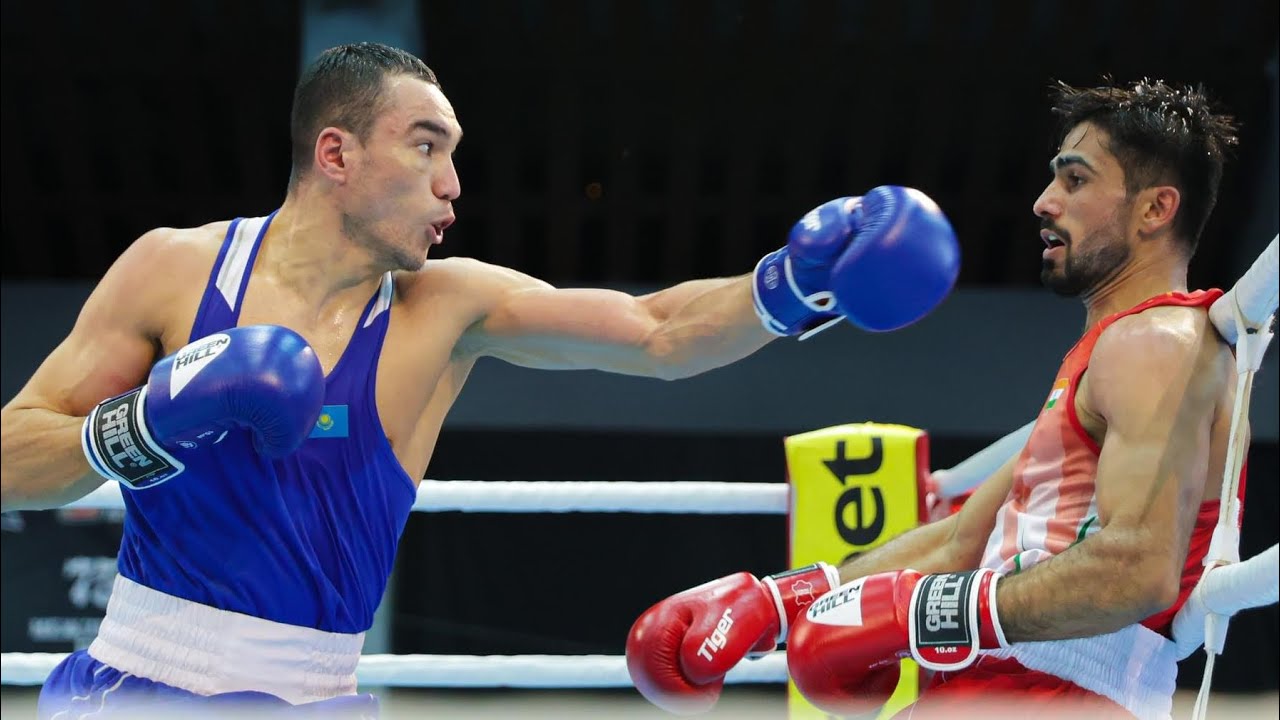 Dulat Bekbauov (KAZ) vs. Rajat Punia (IND) Strandja Tournament 2024 Final (67kg) background