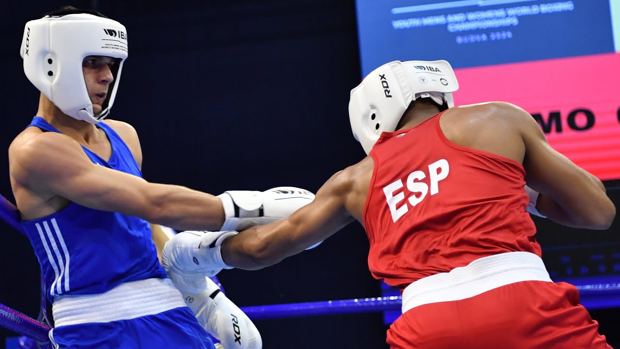 Yolber Bandomo (ESP) vs. Baki Aeti (MKD) IBA Youth World Championships 2024 (80kg) background