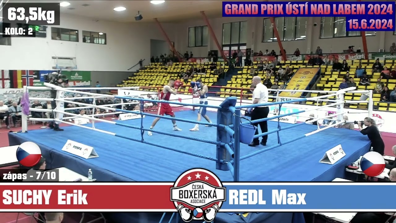 Erik Suchy (CZE) vs. Max Redl (CZE) Grand Prix Ústí nad Labem 2024 Final (63kg) backdrop