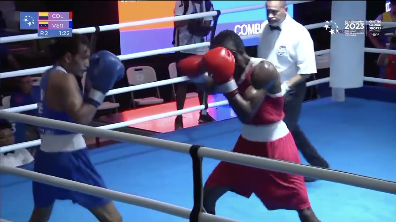 Yilmar González (COL) vs. Yoel Finol (VEN) Central American Games 2023 Final (57kg) background
