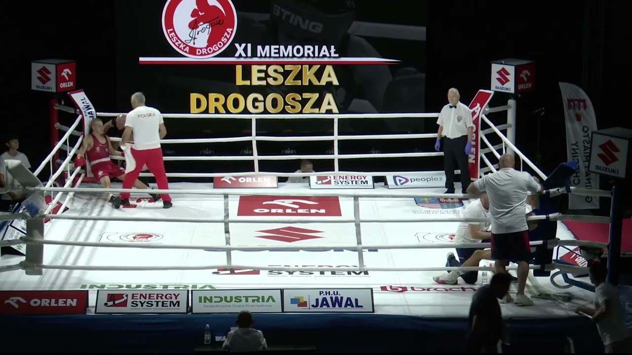 Ioan Croft (WAL) vs. Cezary Znamiec (POL) Leszka Drogosza Memoriał 2023 SF's (71kg) background