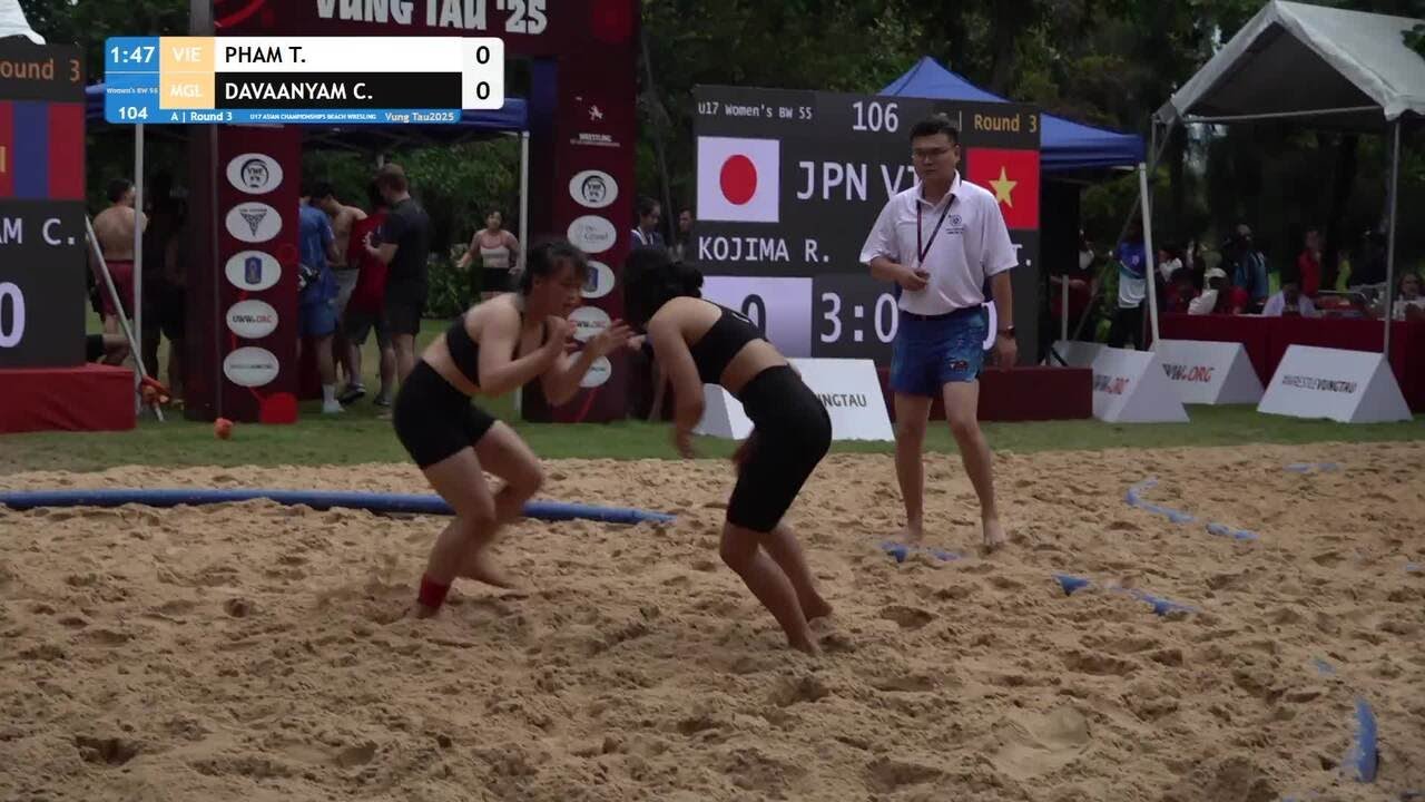 Thi An Binh PHAM (VIE) vs. Chimedregzen DAVAANYAM (MGL) • A | Round 3 • Women's BW 55Kg