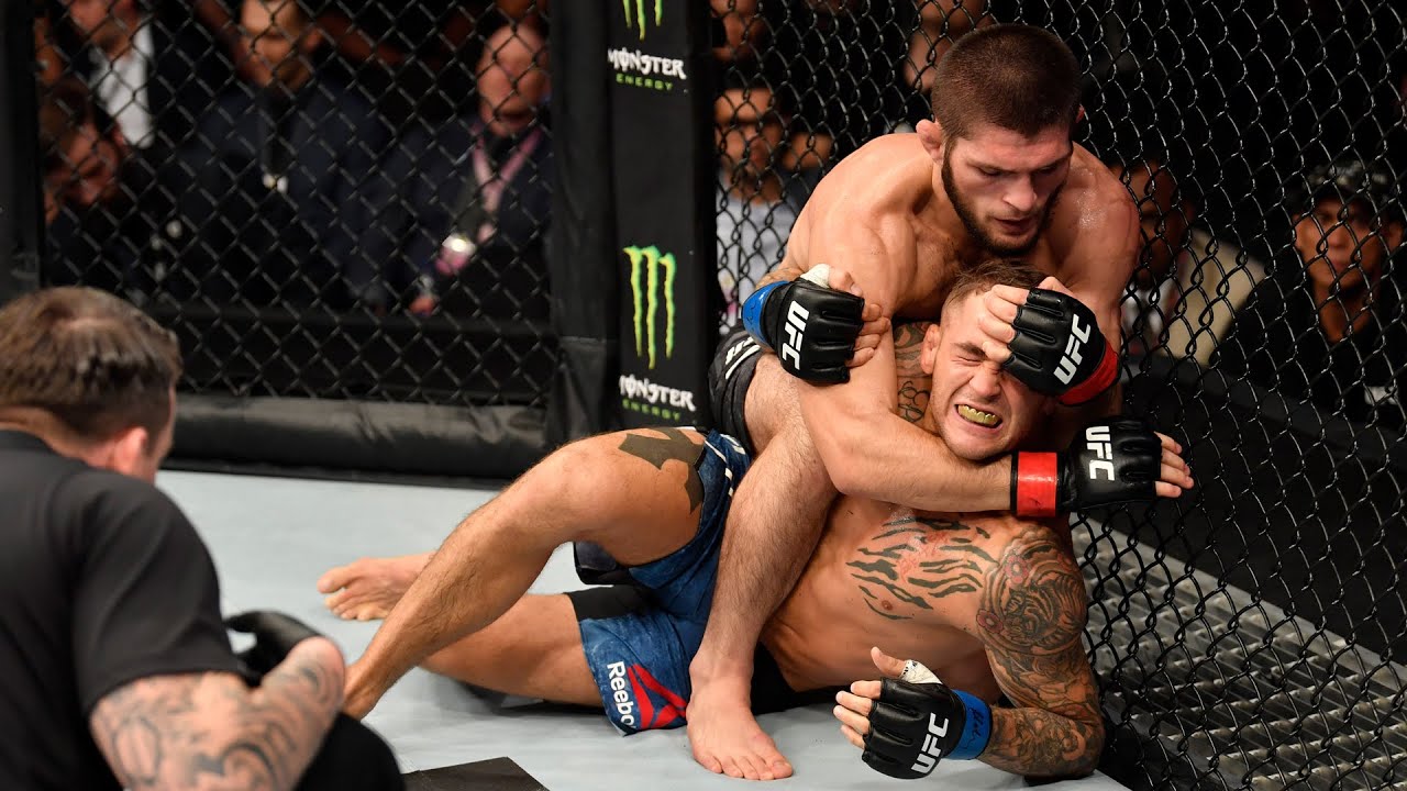 Todos os nocautes e finalizações de Khabib Nurmagomedov | UFC 254 background
