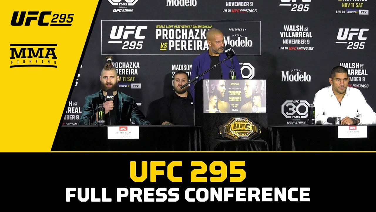 Full UFC 295 Press Conference | UFC 295 | MMA Fighting backdrop