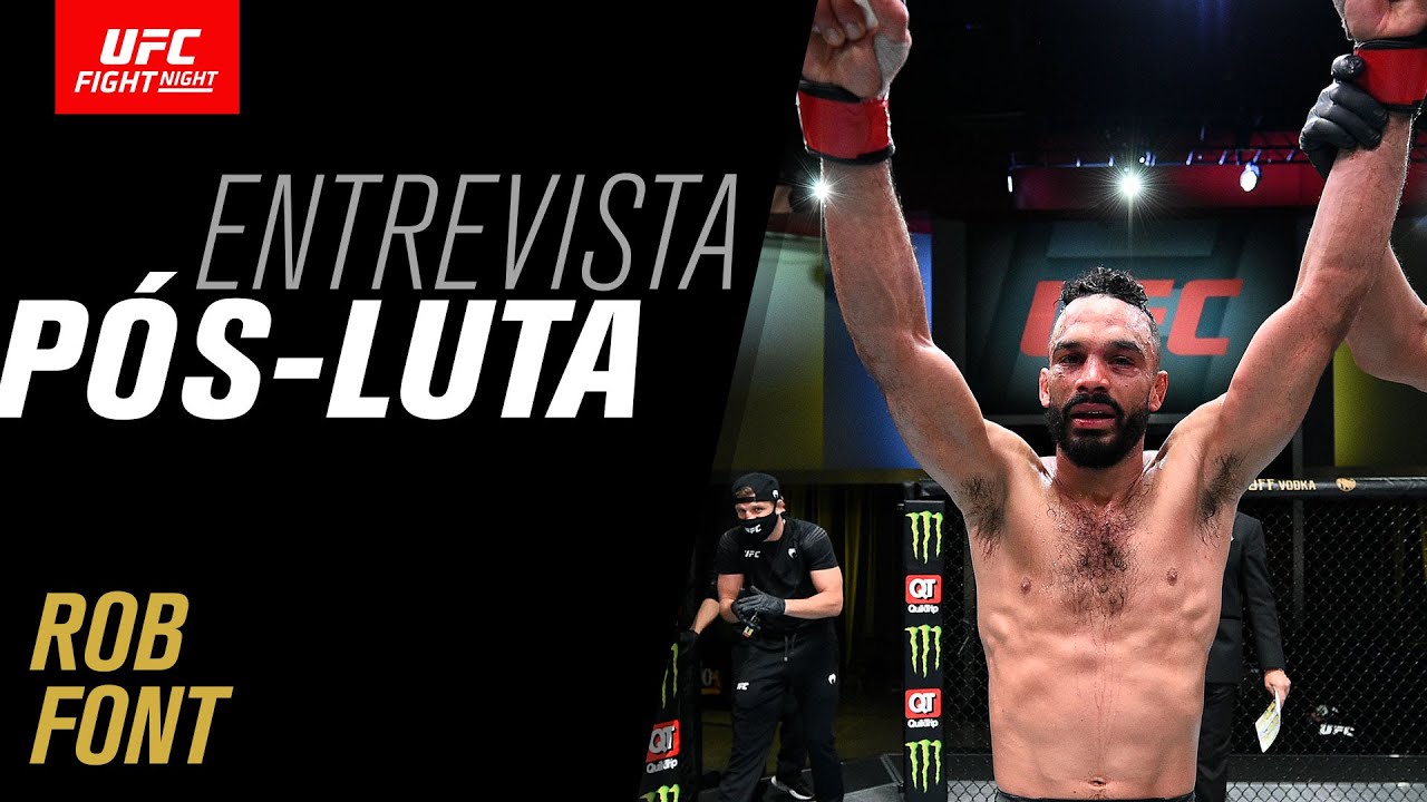 Entrevista pós-luta com Rob Font | UFC Vegas 27 background