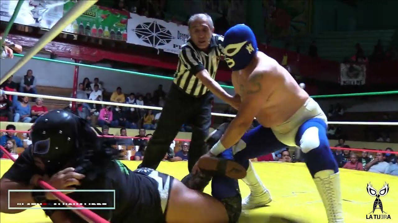 Picudo Jr e Histeria Jr Vs El Marqués Jr y Legendario Jr en Arena Afición de Pachuca con Max Proad background