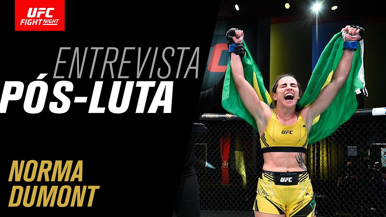 Entrevista pós-luta com Norma Dumont | UFC Vegas 27 background