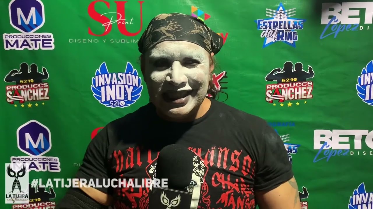 Charly Manson: Será bueno recordar esa rivalidad Negro Casas, he sabido mantenerme, sorpresas AAA backdrop