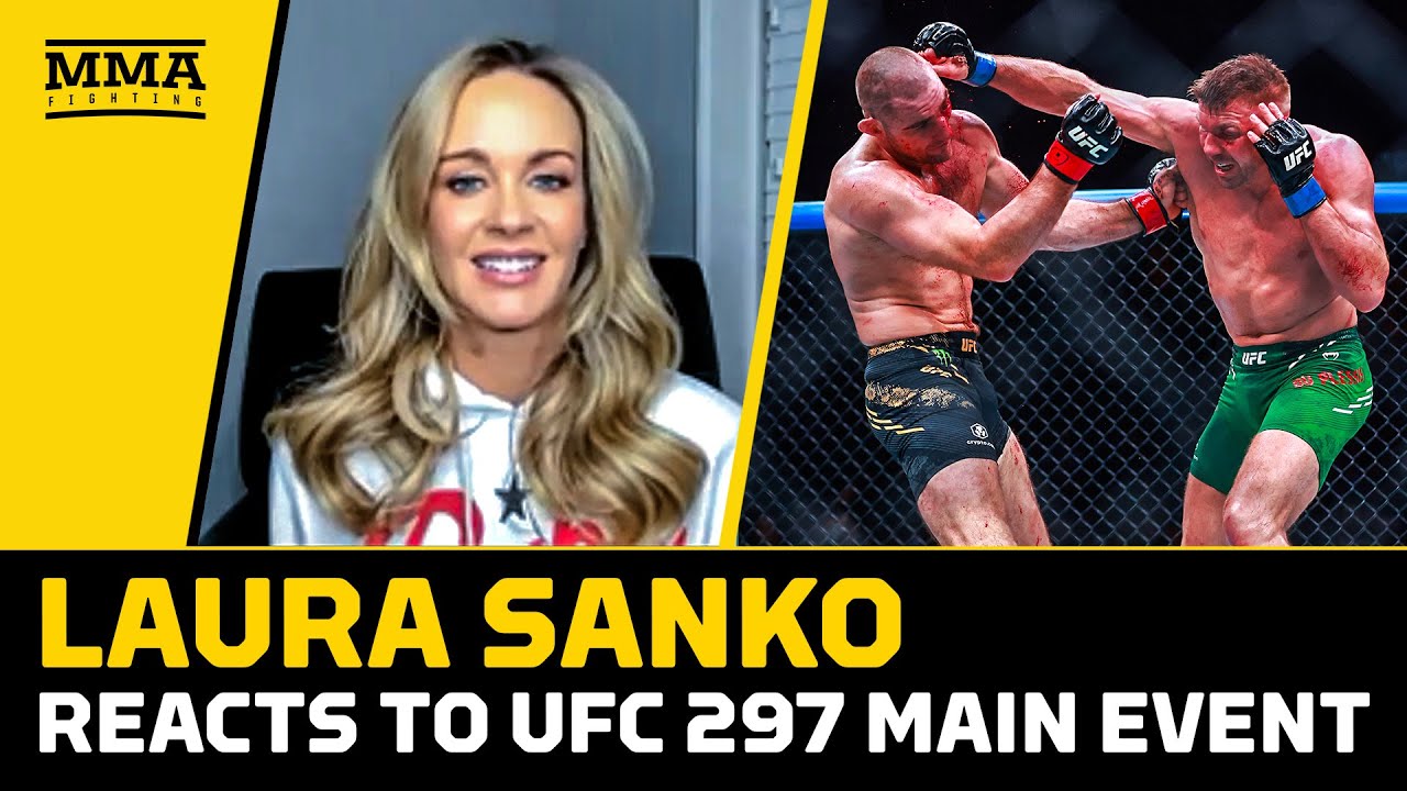 Laura Sanko Reacts To Dricus Du Plessis' Title Win Over Sean Strickland | UFC 297 | MMA Fighting