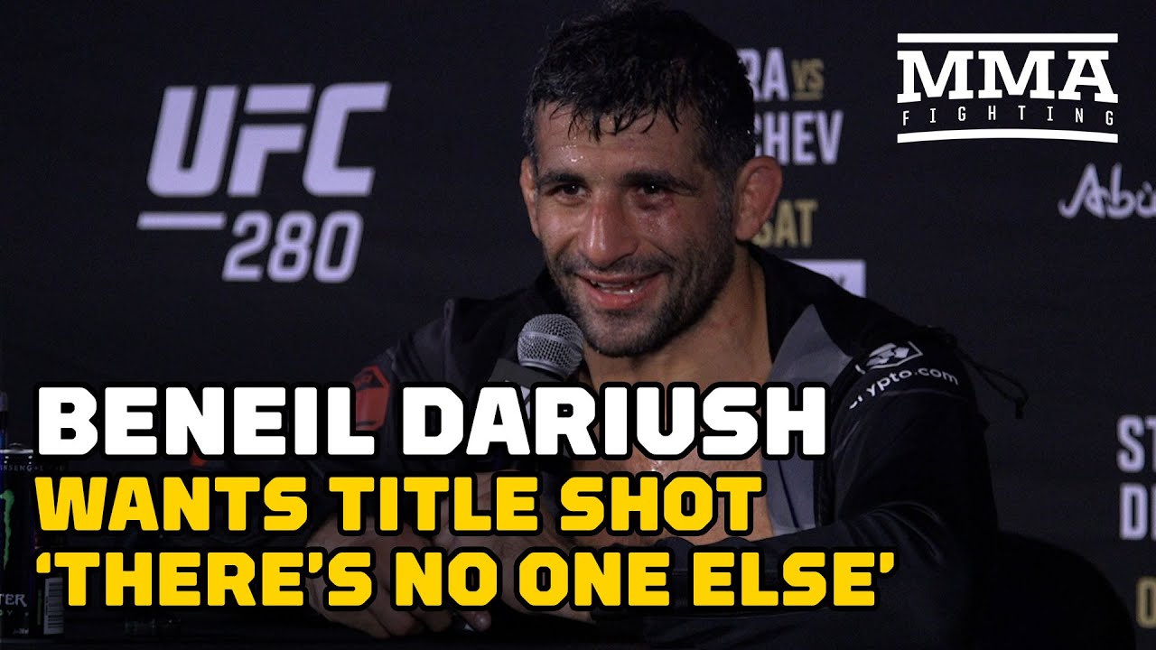 Beneil Dariush Wants Title Shot: ‘If We’re Talking About Merit, There’s Nobody Else’ | UFC 280 backdrop