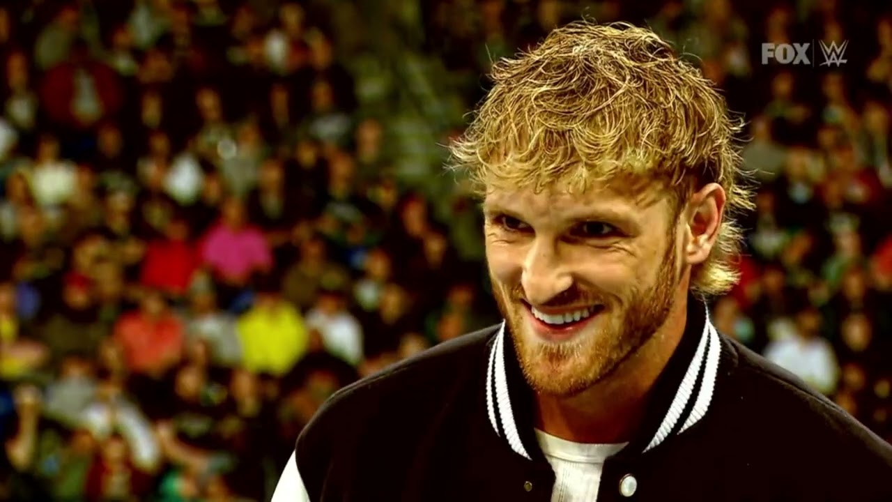 Logan Paul confronts LA Knight at Backstage: SmackDown, May. 17, 2024 background