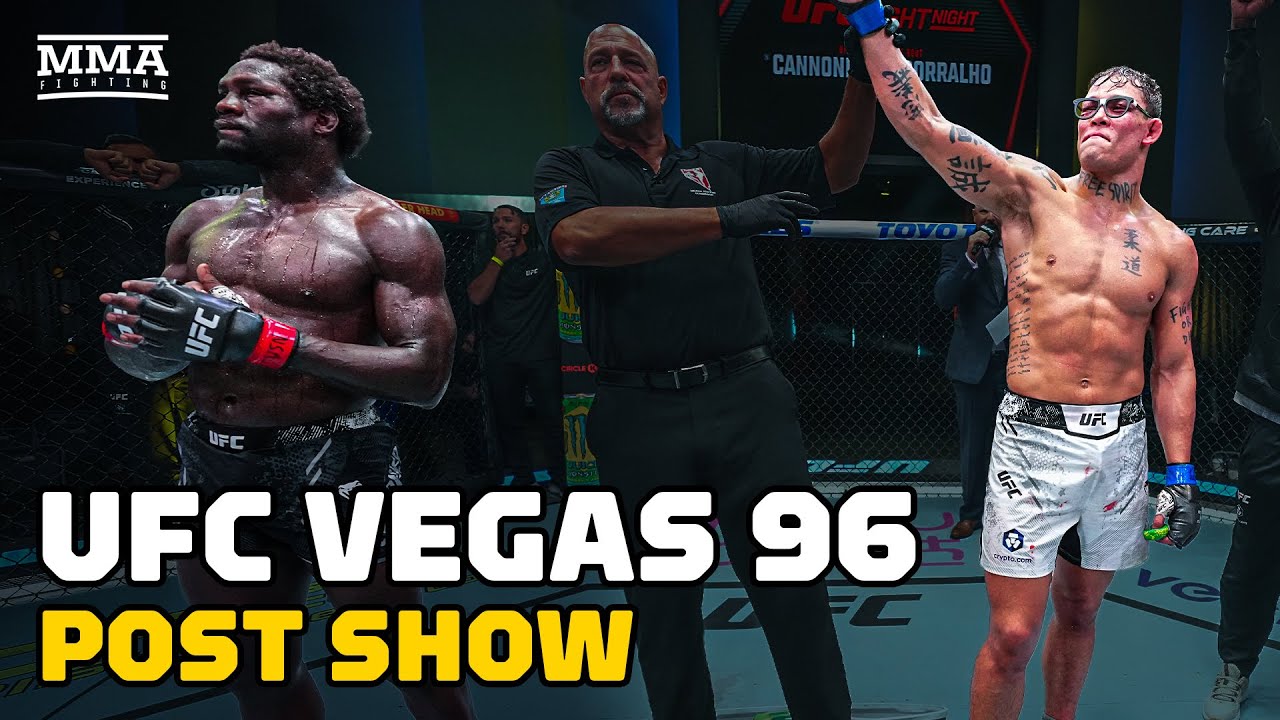 UFC Vegas 96 LIVE Post-Fight Show | Reaction To Caio Borralho's Gritty Win Over Jared Cannonier background