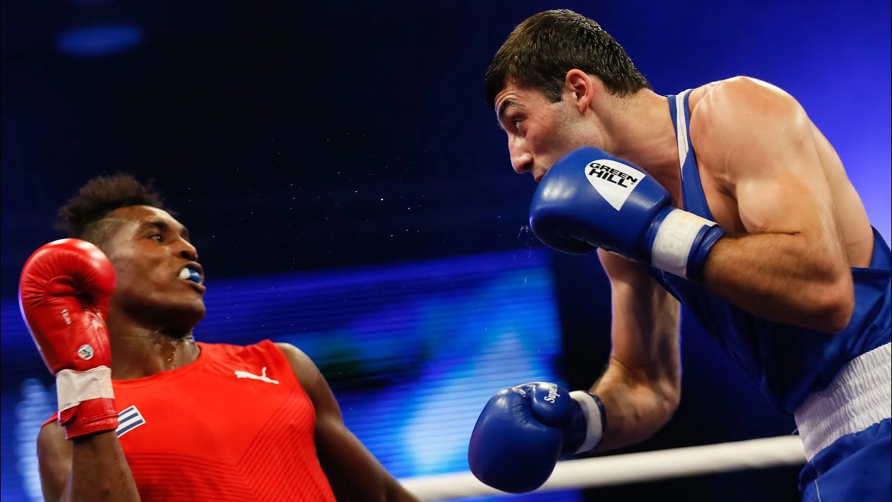 Julio César La Cruz (CUB) vs. Georgii Kushitashvili (RUS) Russia-Cuba Duals 2018 (81kg) background