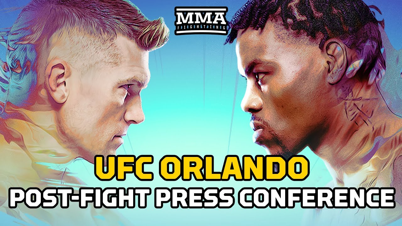UFC Orlando: Thompson vs. Holland Post-Fight Press Conference | MMA Fighting background