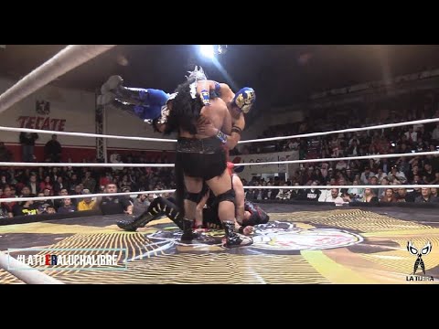 Resumen de lucha de regalo Kundra y Hunter Dragón Vs Orgullo y Villareal con Producciones TC background