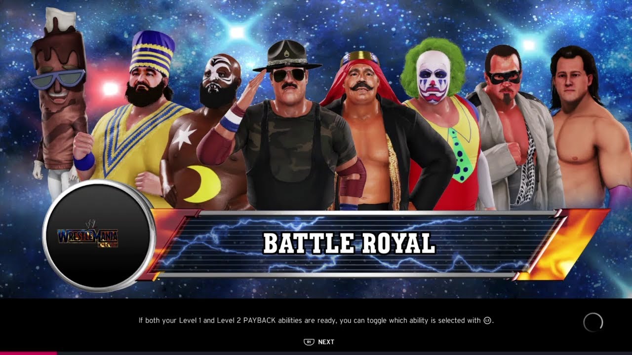 Gimmick Battle Royal WrestleMania 17. WWE 2K20