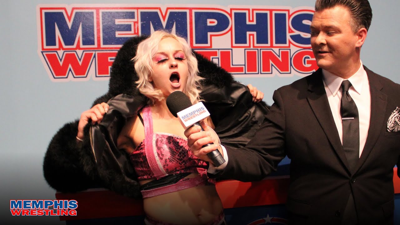 HollyHOOD Haley J. is here! | MEMPHIS WRESTLING