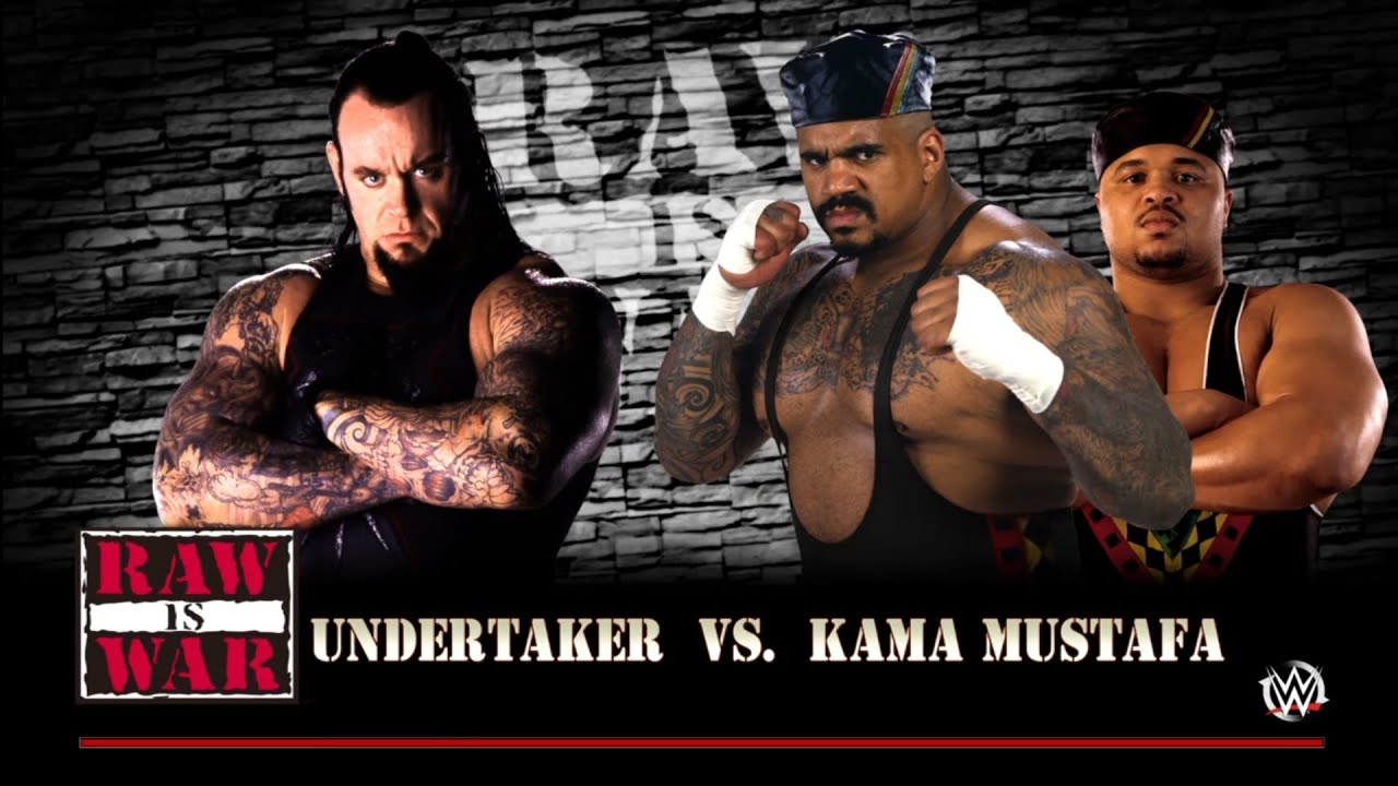 Undertaker vs Kama Mustafa Raw 98. WWE 2K16