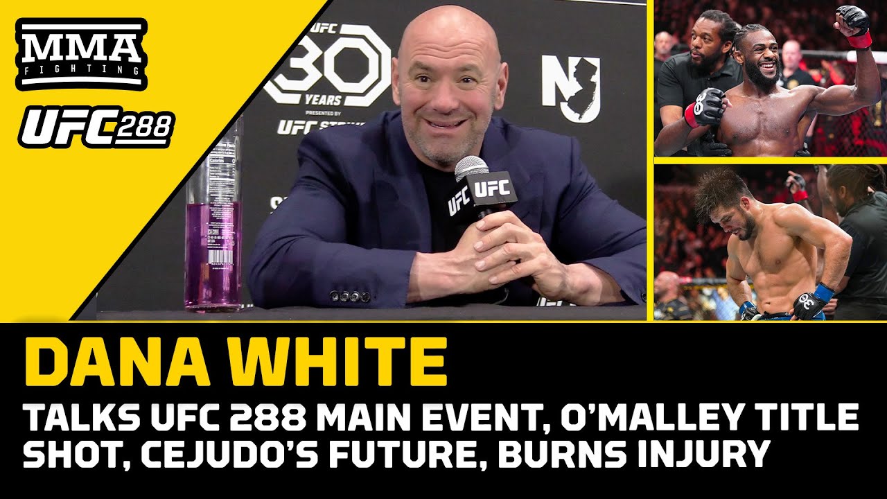 Dana White Talks UFC 288 Headliner, O’Malley Title Shot, Kron Gracie, Burns Injury | MMA Fighting