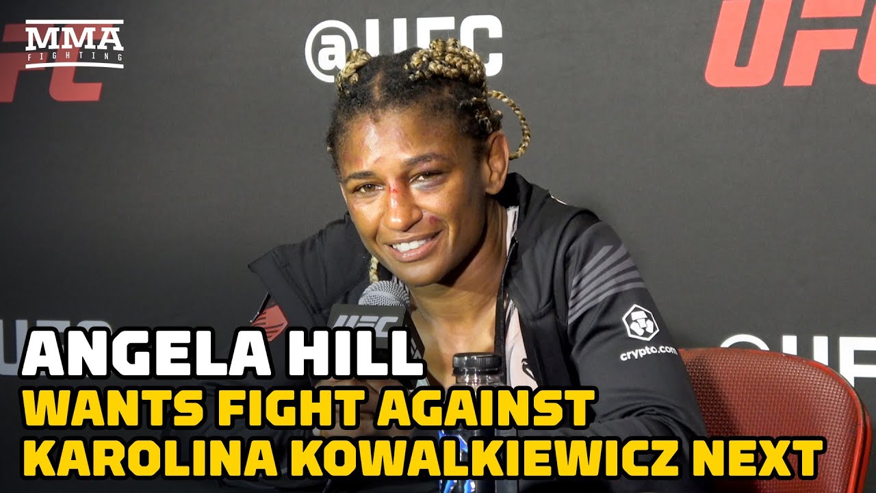 Angela Hill Calls Out Karolina Kowalkiewicz After UFC San Diego Win | MMA Fighting