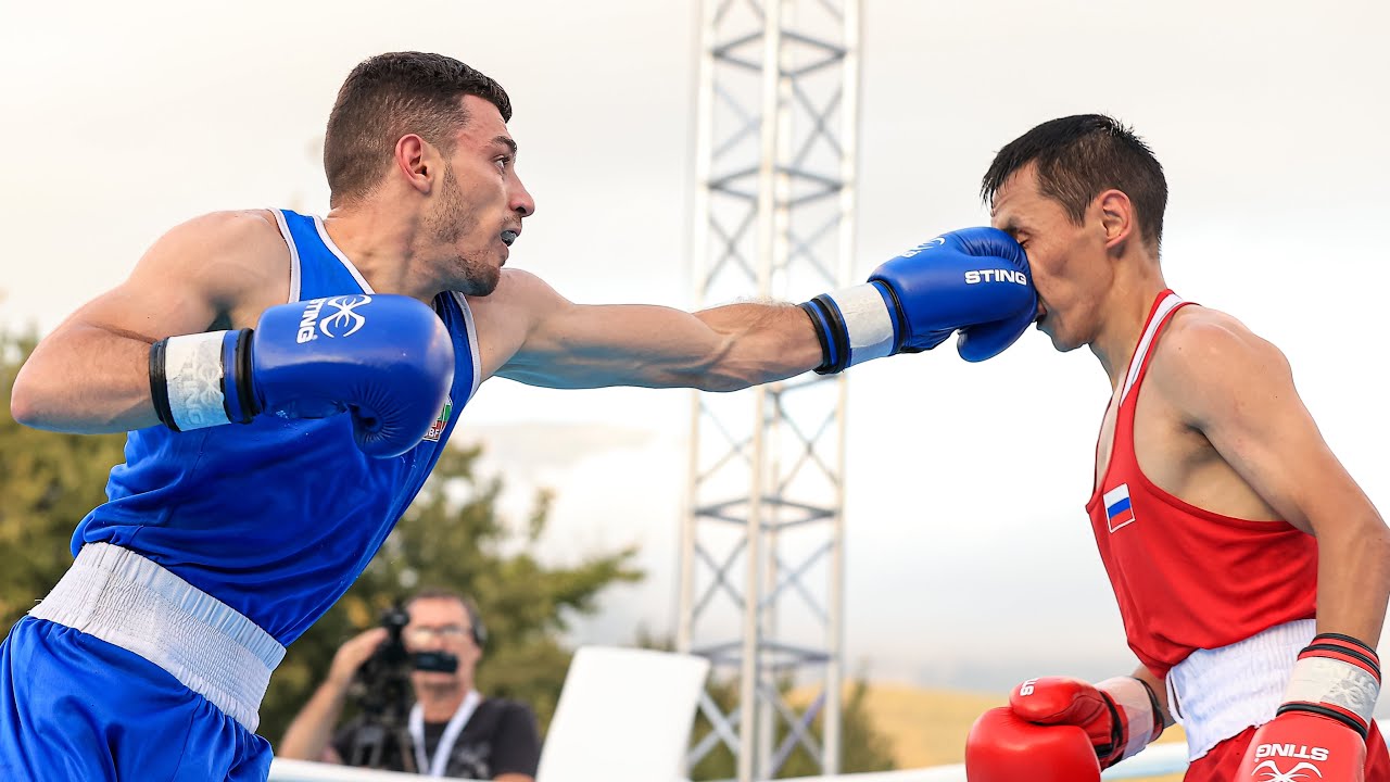 Ergyunal Sebahtin (BUL) vs. Artysh Soian (RUS) EUBC Cup 2023 Final (48kg) background