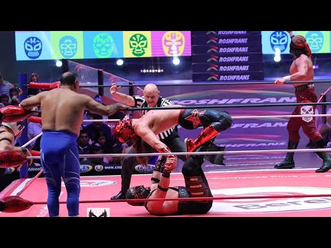 Reporte CMLL: Atlantis, Blue Panther y Star Jr Vs Hechicero, Zandokan Jr y Difunto background