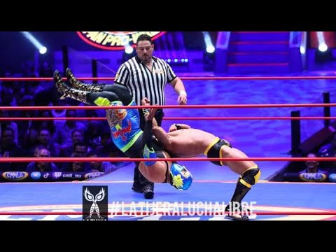 Match relámpago de familia del CMLL: Astral vs Valiente Jr, que sacaron chispas backdrop
