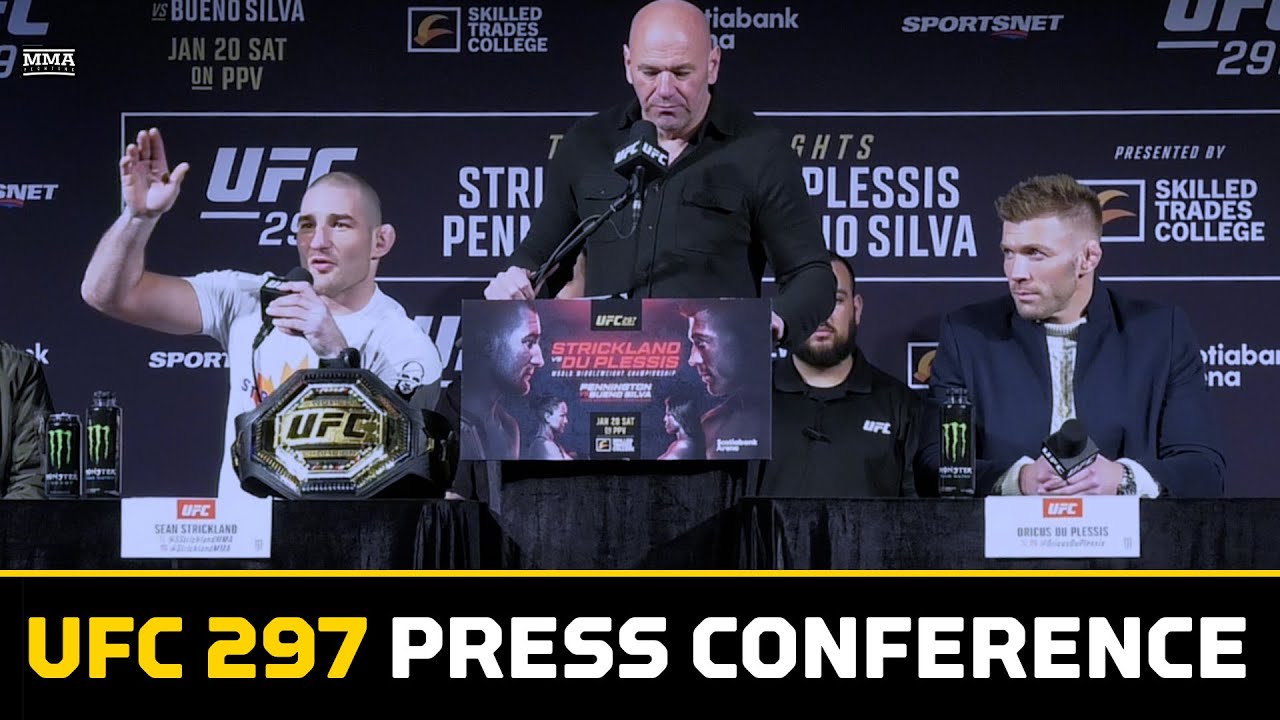 Full UFC 297 Press Conference | UFC 297 | MMA Fighting background