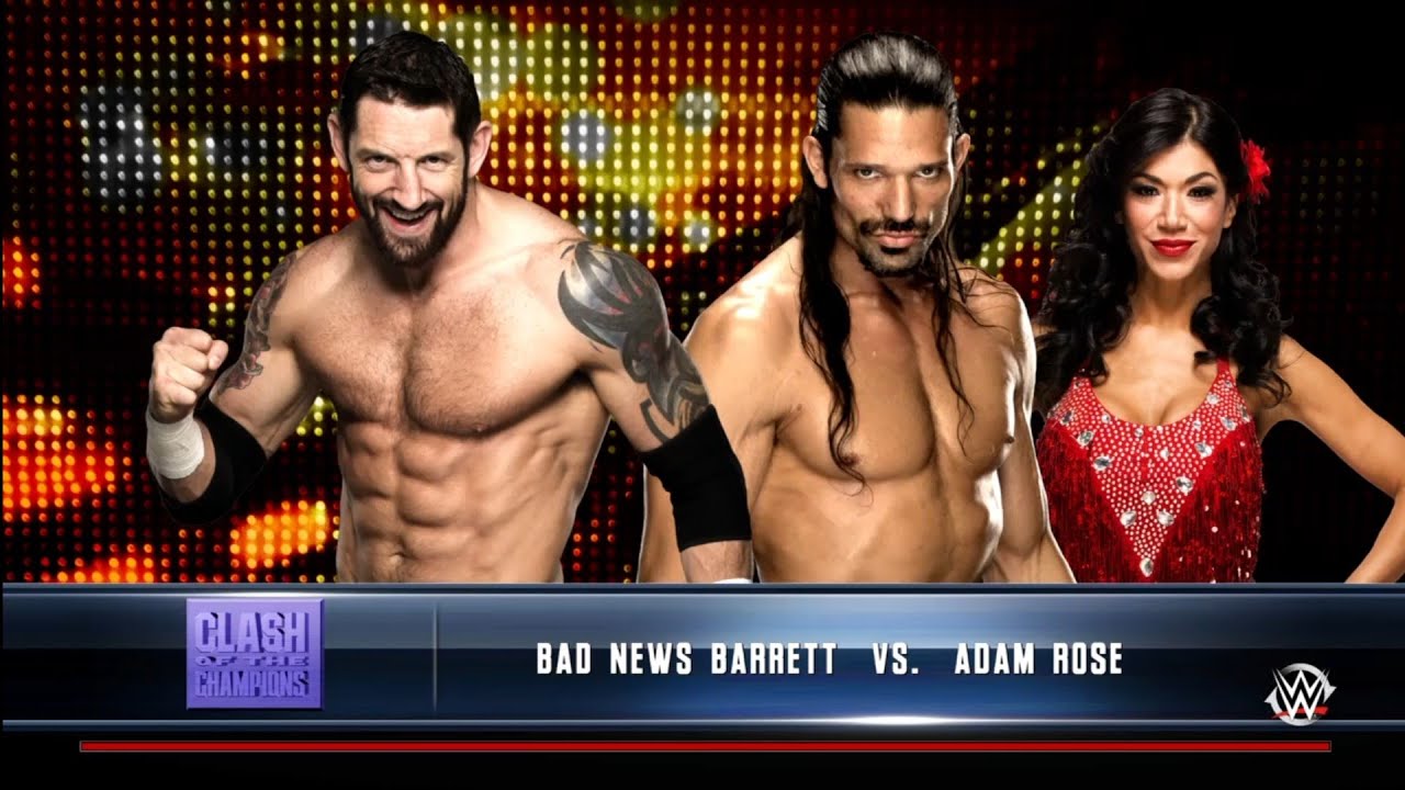 Wade Barrett vs Adam Rose. NWA Power. WWE 2K16 background