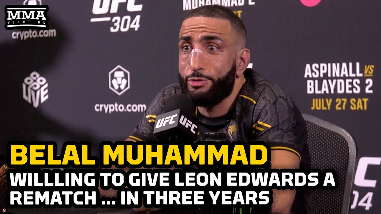 Belal Muhammad Reacts To Stunning Leon Edwards Title Win: 'I Told You So' | UFC 304