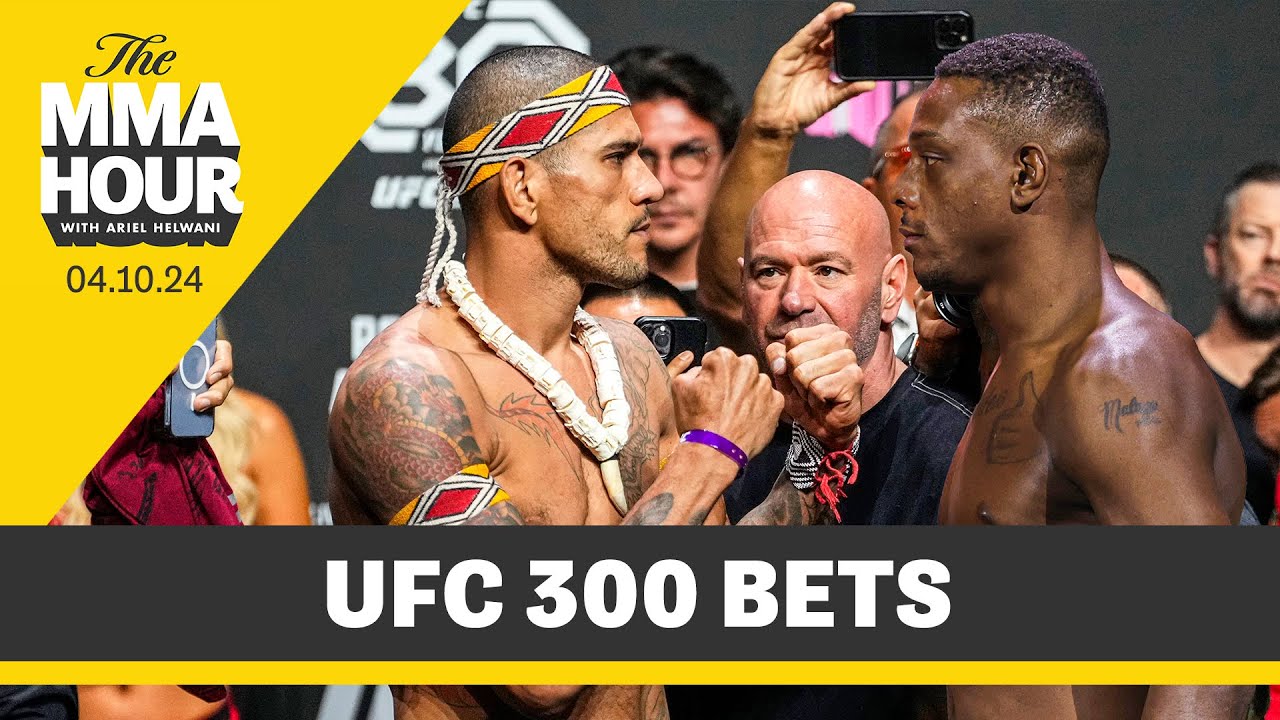 UFC 300 Best Bets and Parlays - MMA Fighting background