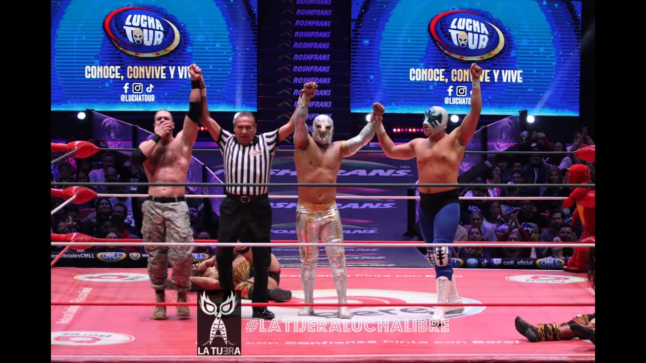 Místico, Flip Gordon y Atlantis Jr se llevan el triunfo ante B.Cavernario, Terrible y Dragón Rojo Jr