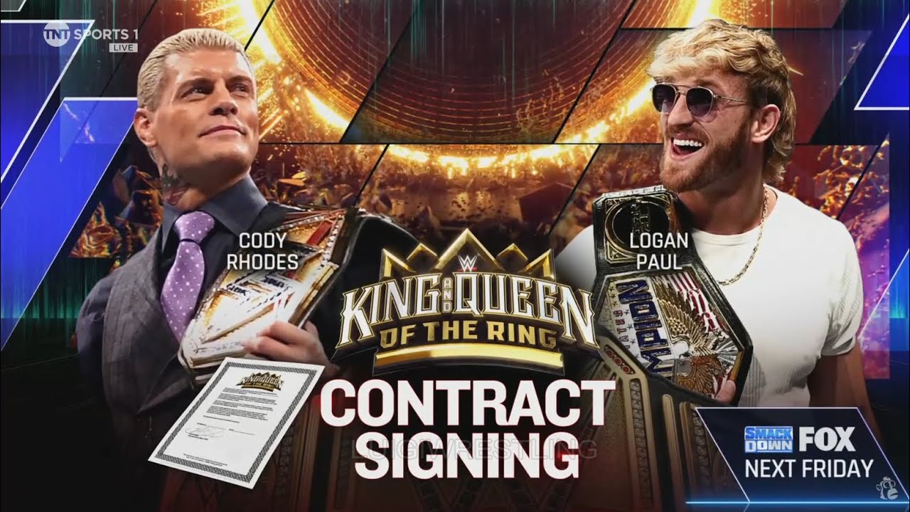 Cody Rhodes vs Logan Paul - Contract Signing (1/2): SmackDown, May. 17, 2024