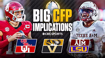 College Football Week 9 Preview: Ole Miss vs Oklahoma, Texas A&M vs LSU | BIG CFP Implications! background