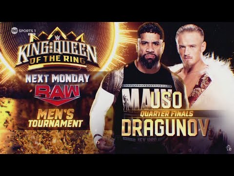 Jey Uso vs Ilja Dragunov - King of The Ring Quarterfinals Match (2/2): Raw, May. 13, 2024