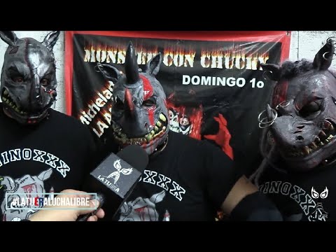 Los Rhinos: The Monsther, no es amigo es nuestro carnal y aquí somos una familia que no cobram backdrop