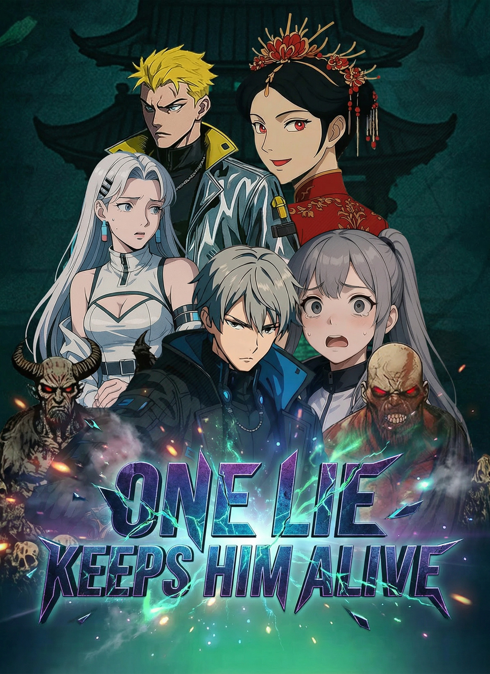 One Lie Keeps Him Alive poster