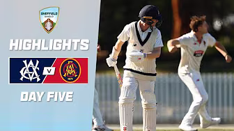 Victoria v South Australia | Sheffield Shield Final | Day Five