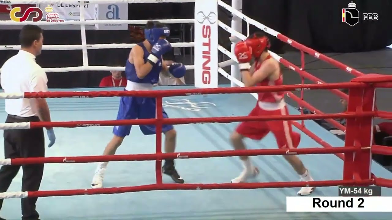 Roberto Carbajal (MEX) vs. Mohamed Djemmal (FRA) Boxam Youth Tournament 2024 Final (54kg)