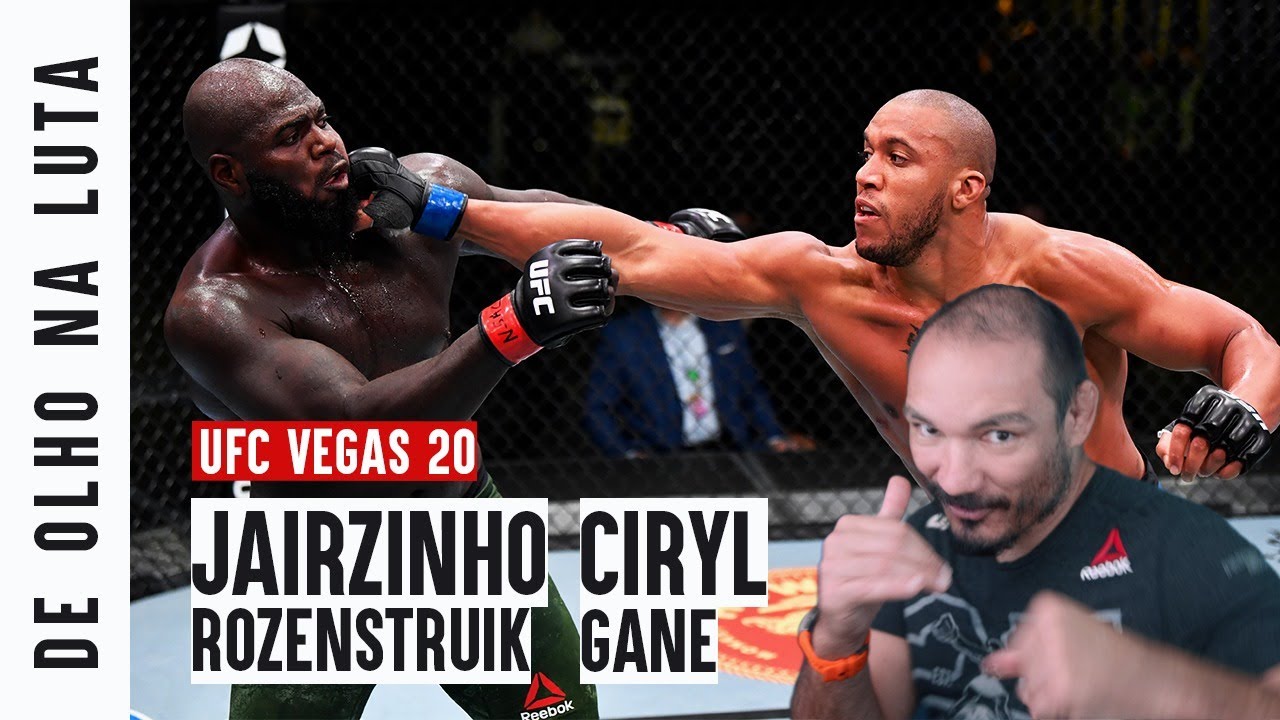 De Olho na Luta, por Vitor Miranda: Jairzinho Rozenstruik x Ciryl Gane background