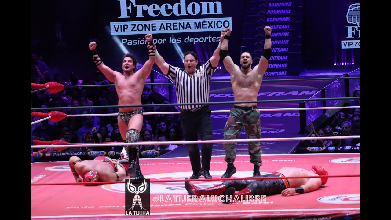 Flip Gordon y Ángel de Oro eliminan del Torneo Increíble de Parejas a Euforia y Gran Guerrero background