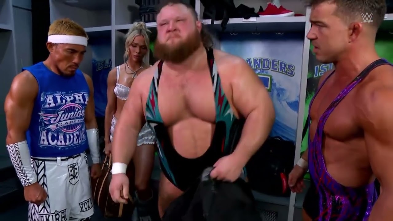 Otis, Akira Tozawa & Maxxine Dupri leaves Alpha Academy: Raw, Jun. 17, 2024 background