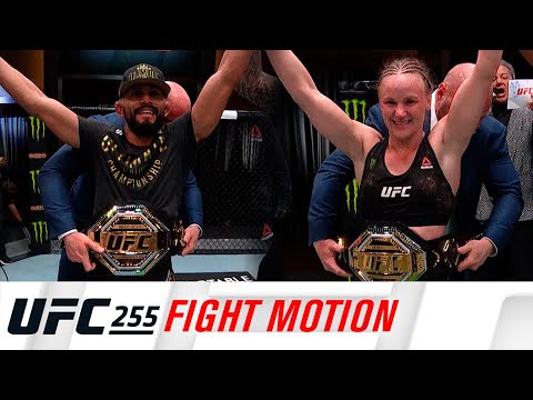 Em câmera lenta, os melhores momentos do UFC 255 background