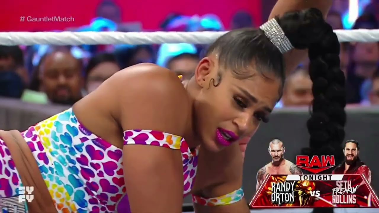 WWE RAW RHEA RIPLEY VS BIANCA BELAIR 02/14/22 backdrop