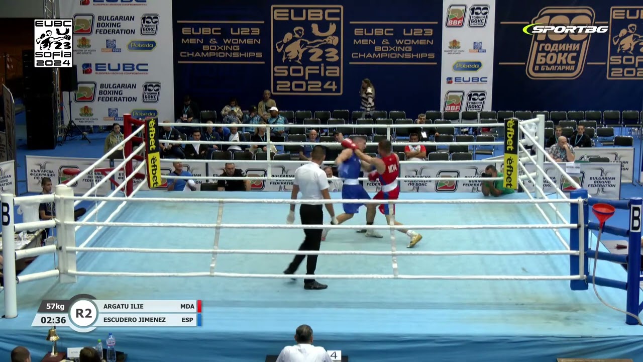 Ilie Argatu (MDA) vs. Raúl Escudero (ESP) EUBC U23 Championships 2024 (57kg)