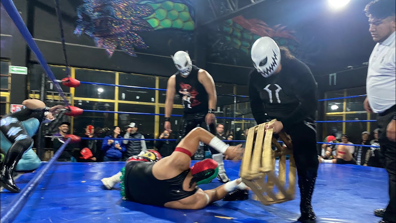 Lucha estrella en extrema: Los Buchones Vs Los del Rancho Vs Klan Malandro en Promociones L-Kase background