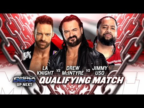 LA Knight vs Drew McIntyre vs Jimmy Uso (2/2): SmackDown, Feb. 7, 2025 background